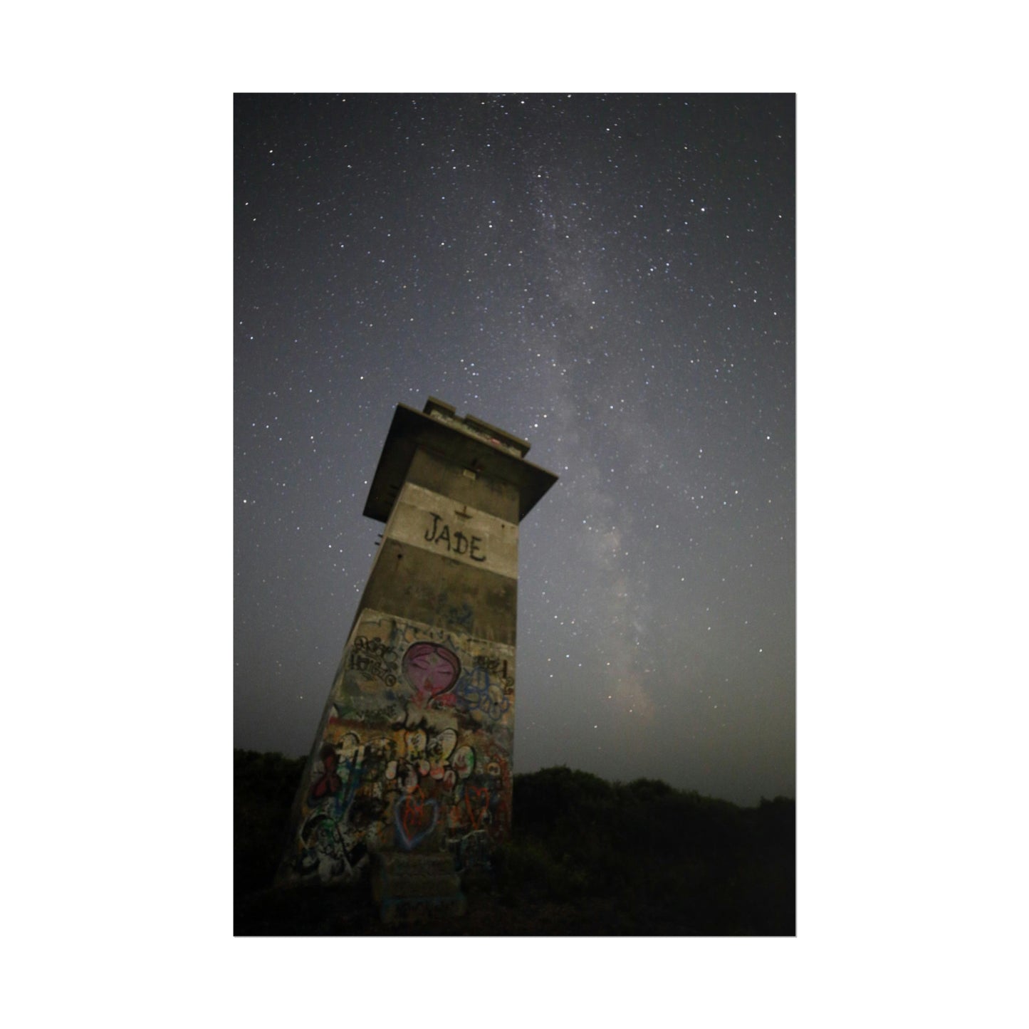 Gooseberry Island Milky Way Poster