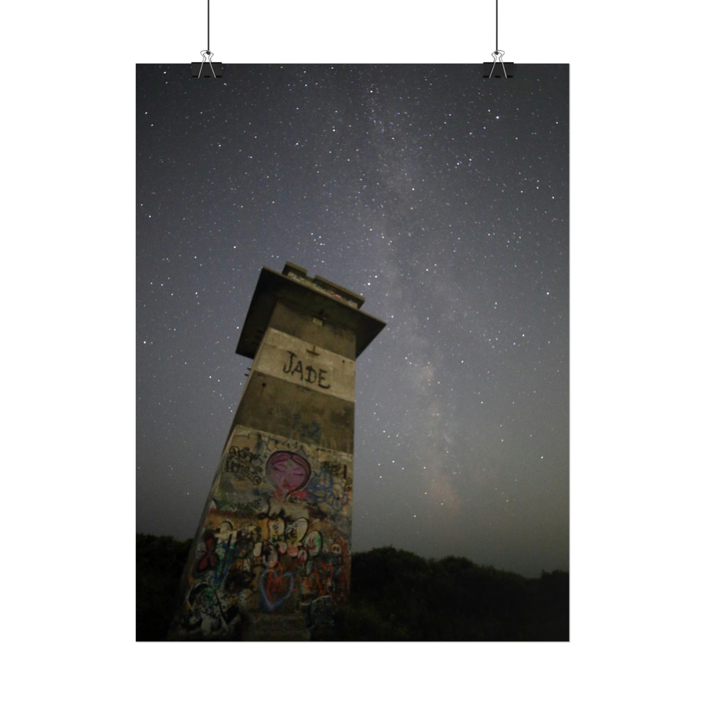 Gooseberry Island Milky Way Poster