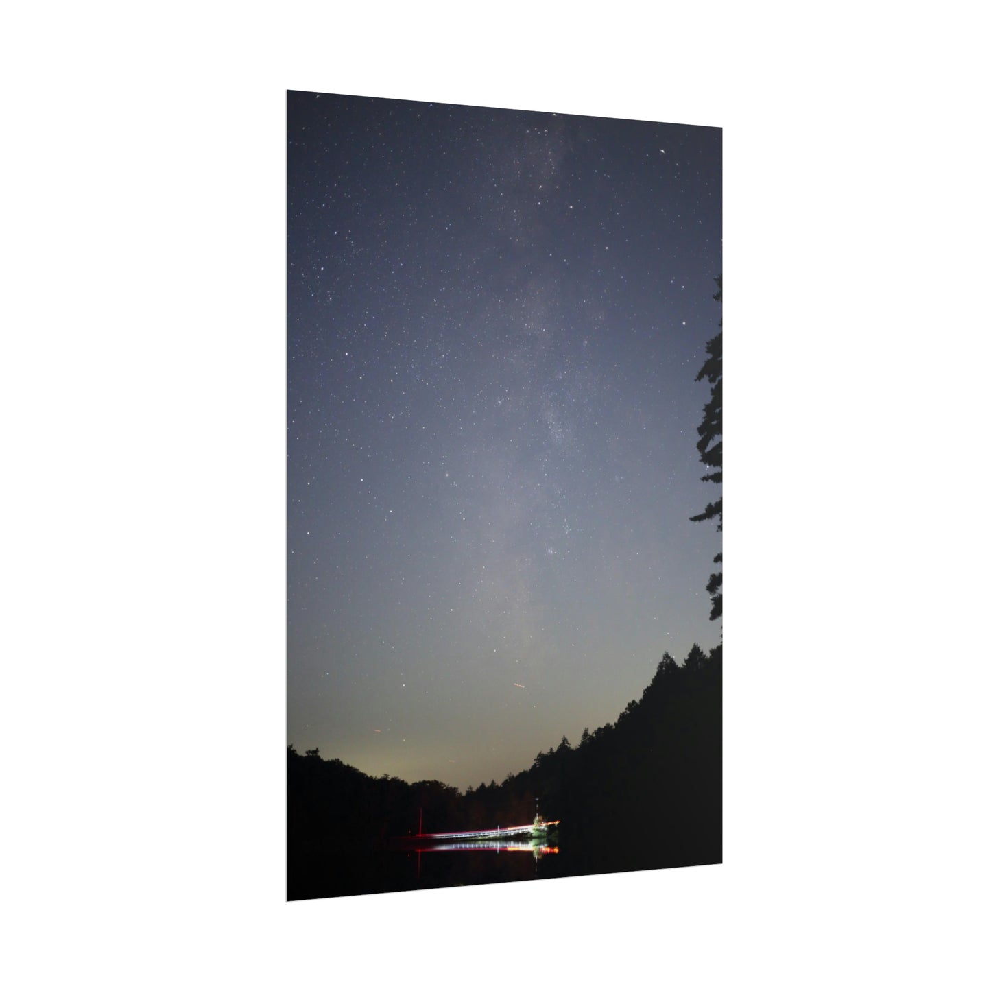 Bigelow Rd Milky Way Poster