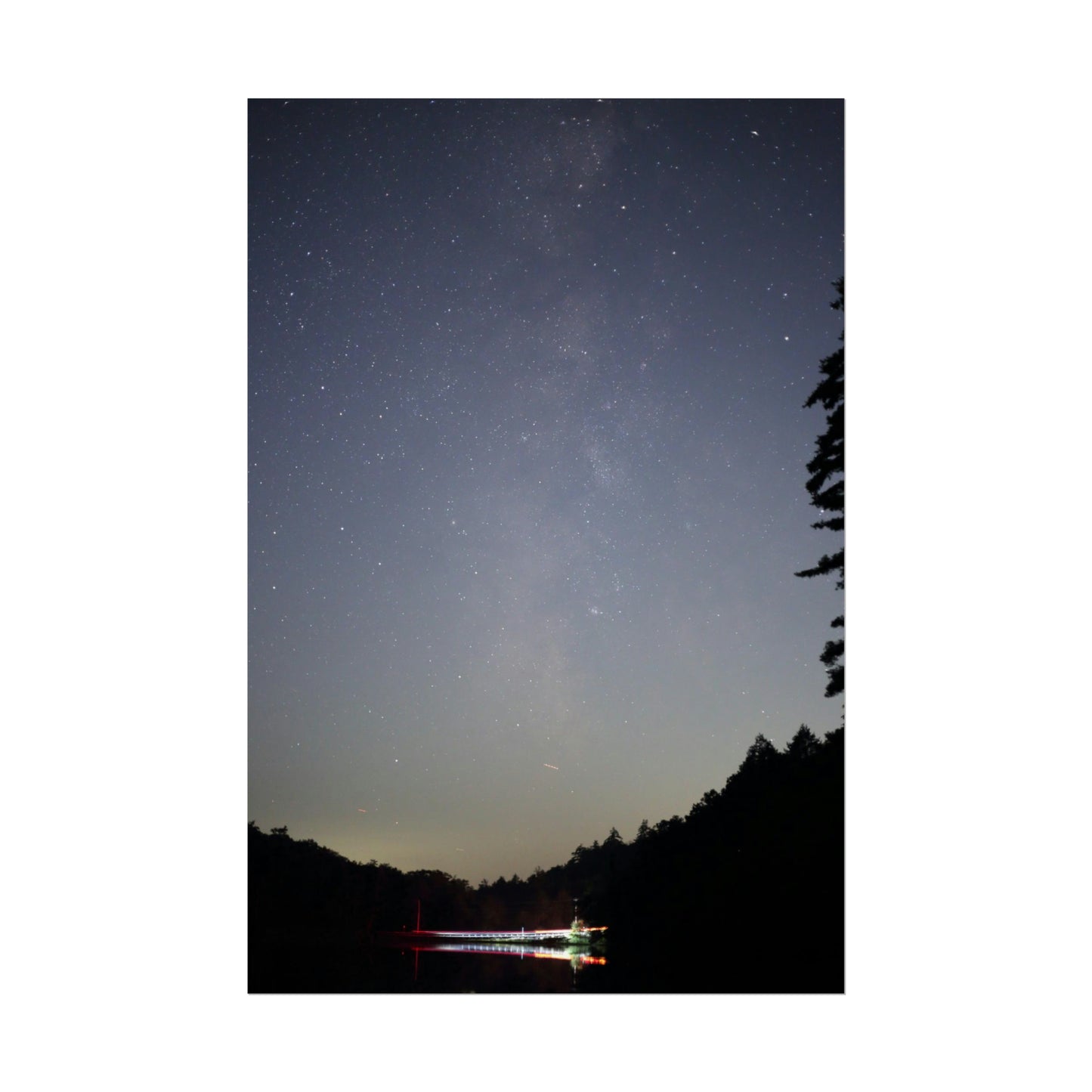 Bigelow Rd Milky Way Poster