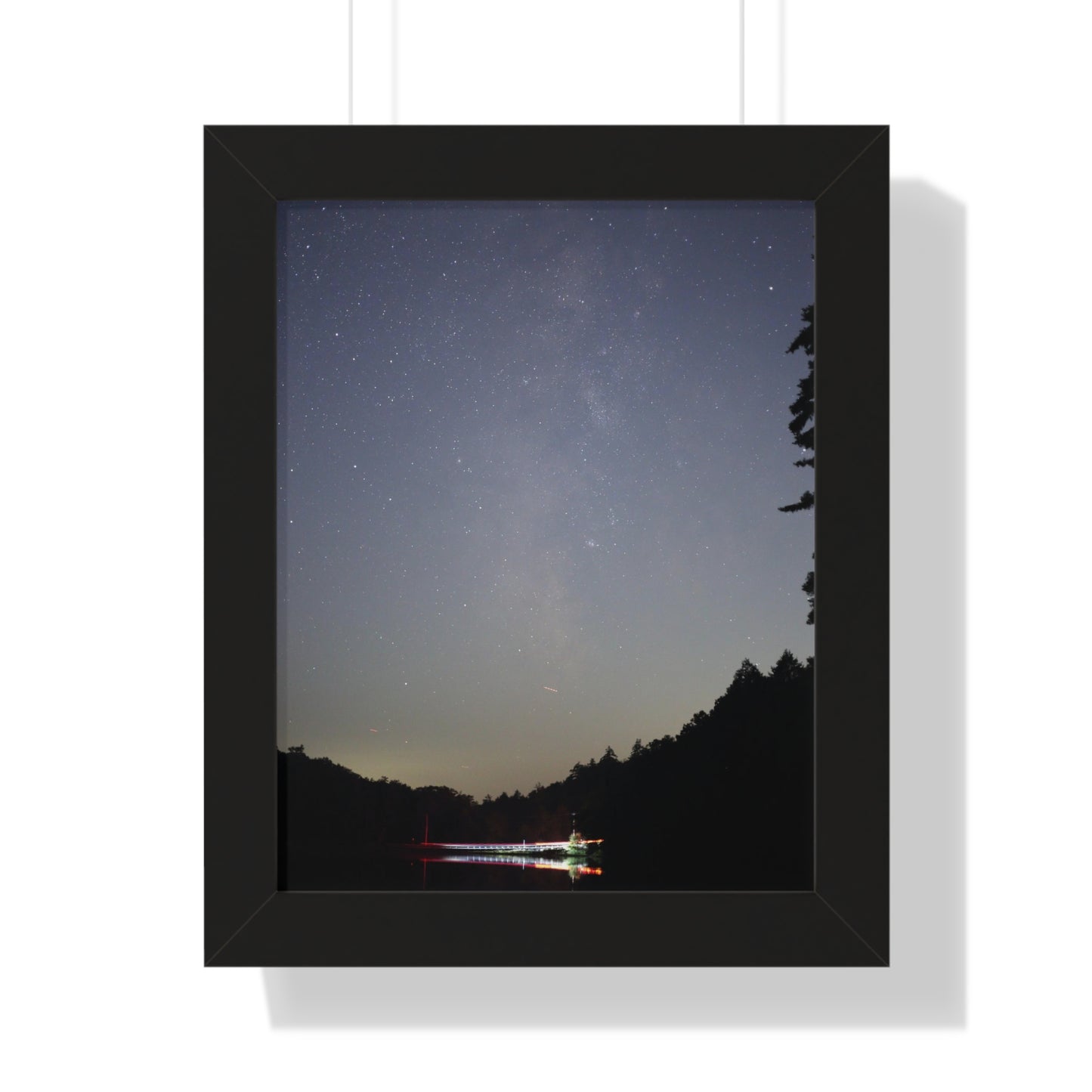 Bigelow Rd Milky Way Framed Vertical Poster