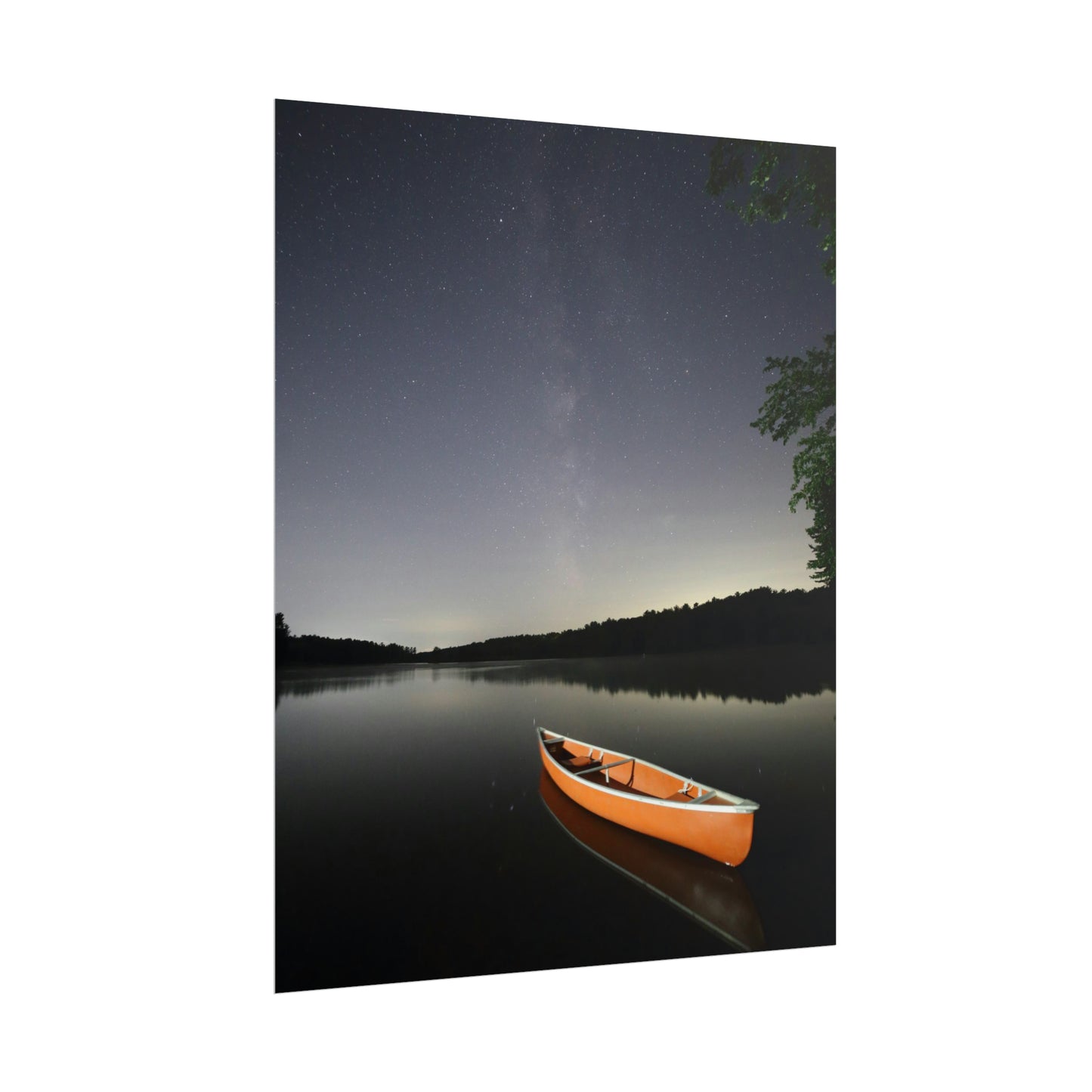 Canoeing the Milky Way Poster