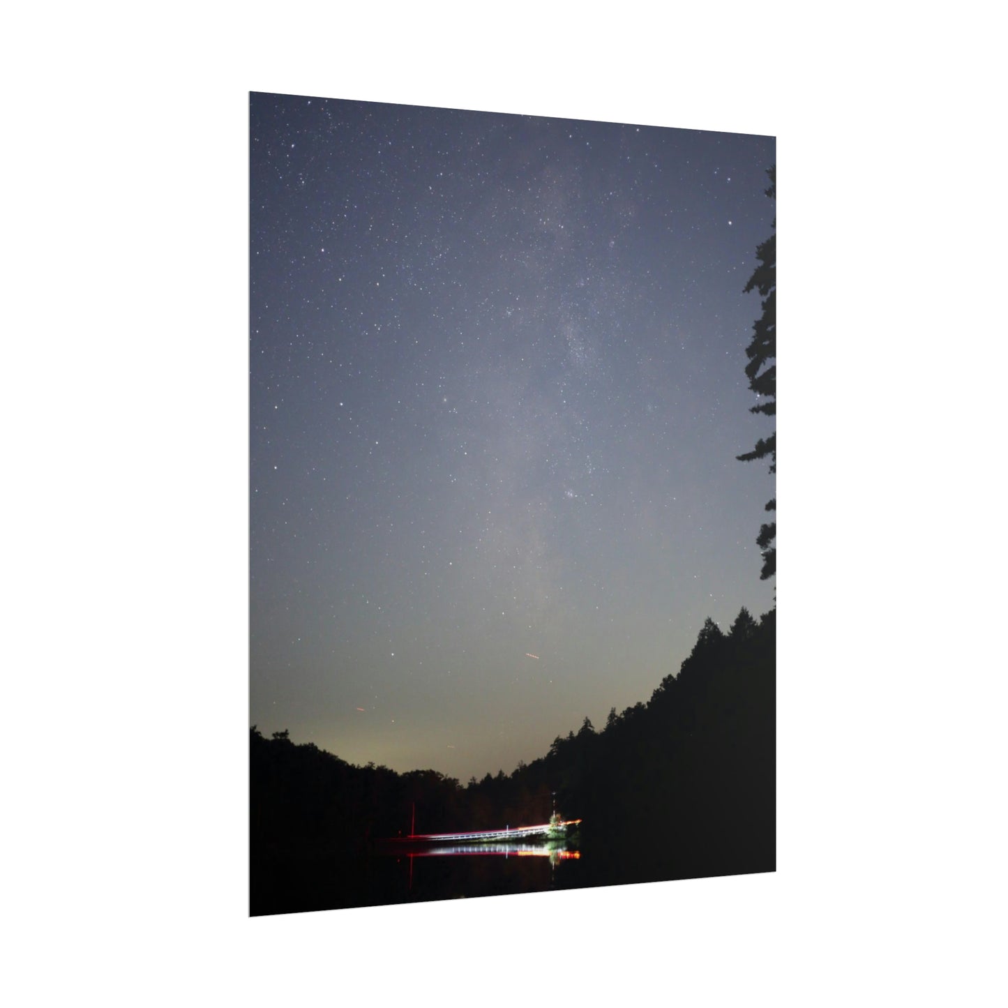 Bigelow Rd Milky Way Poster