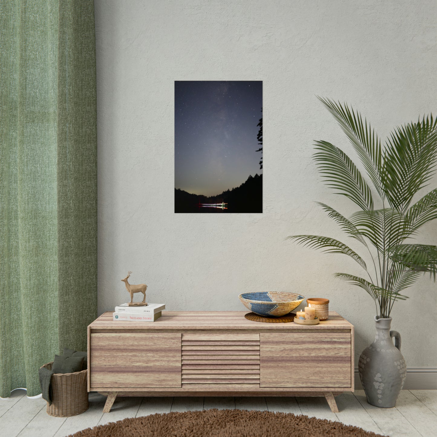 Bigelow Rd Milky Way Poster