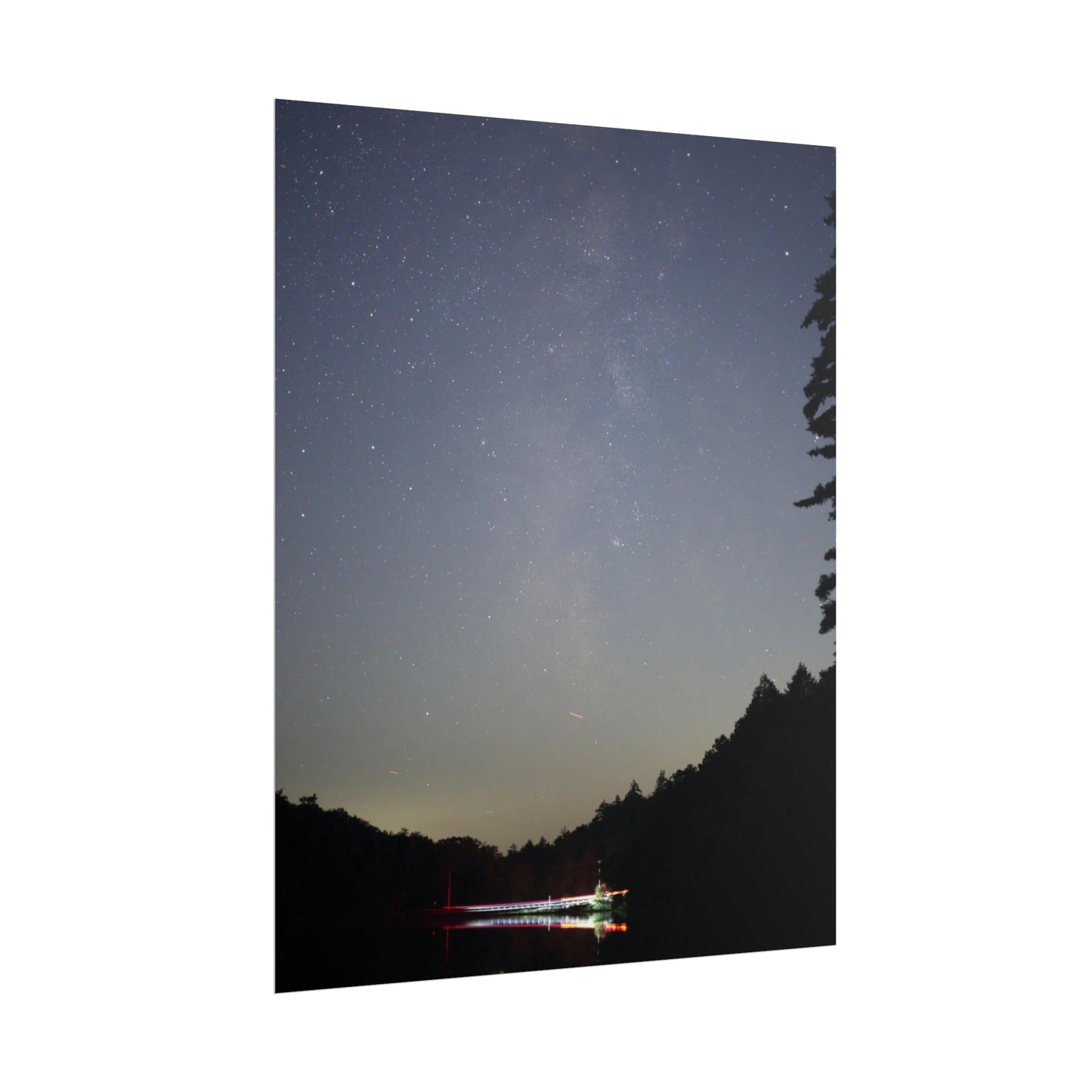 Bigelow Rd Milky Way Poster