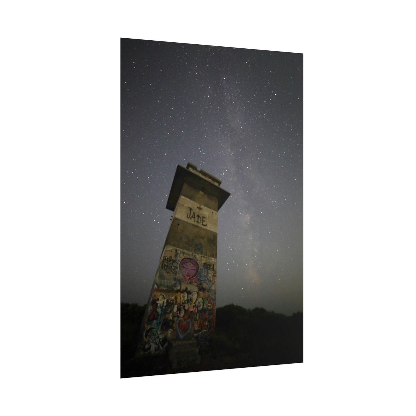 Gooseberry Island Milky Way Poster