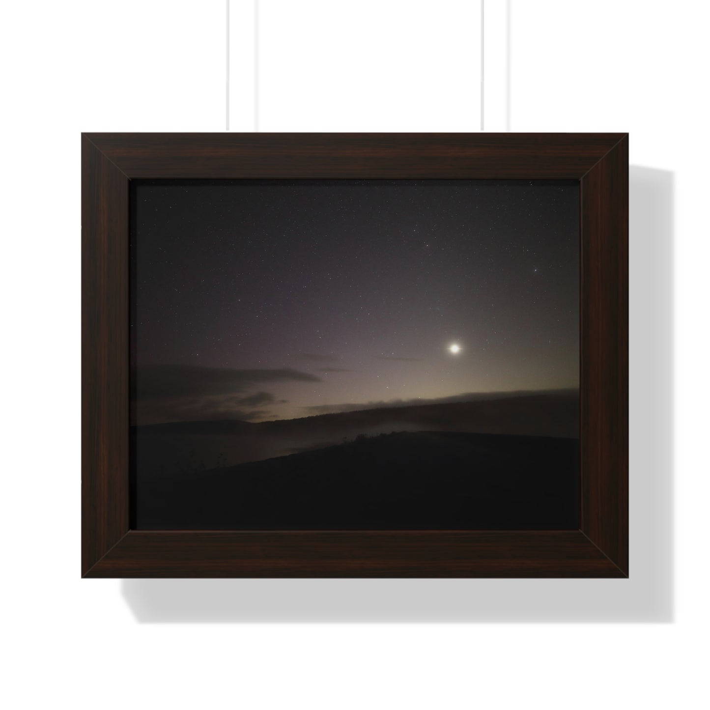 Aurora over Quabbin Framed Poster