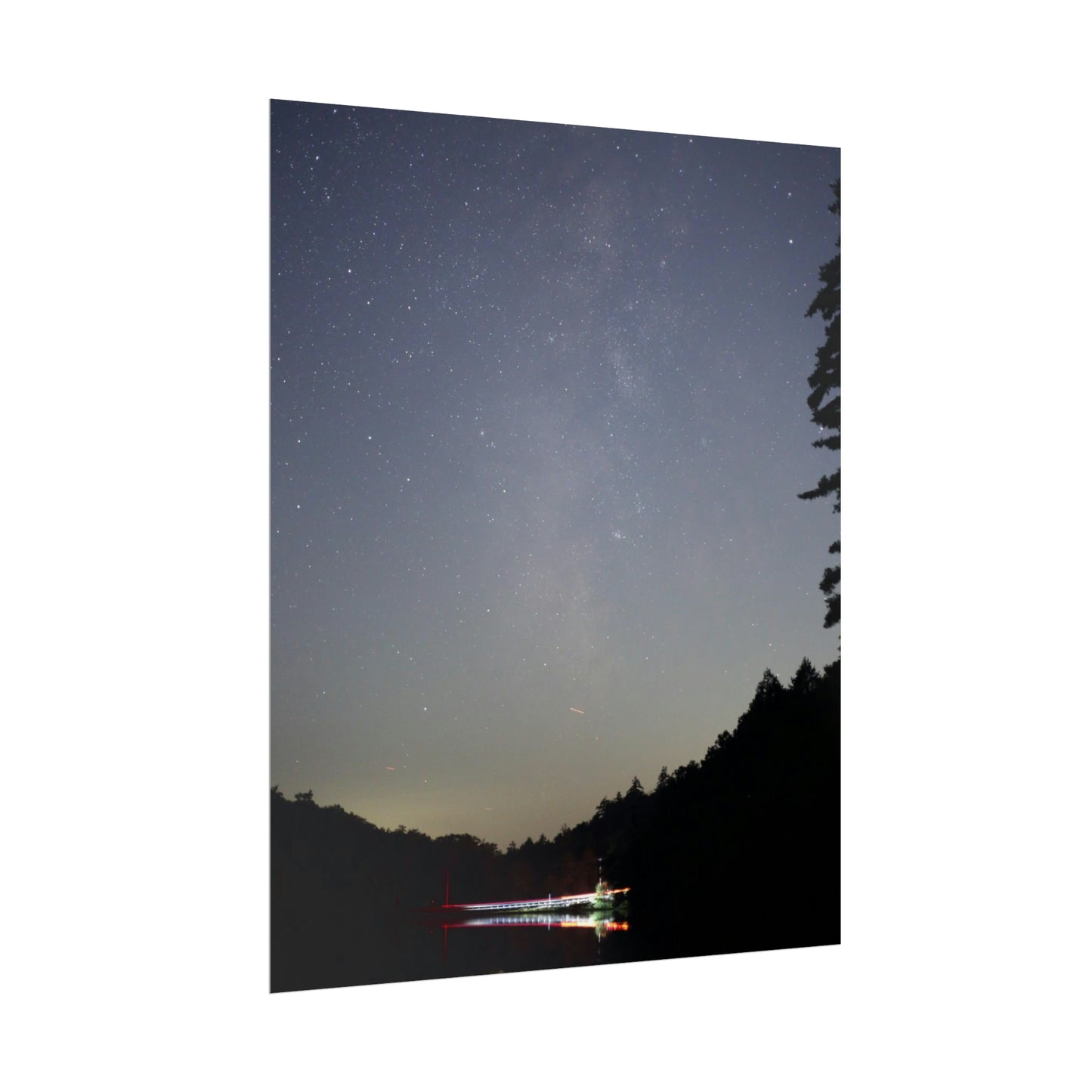 Bigelow Rd Milky Way Poster