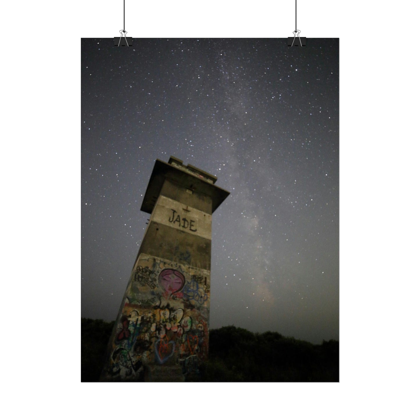 Gooseberry Island Milky Way Poster