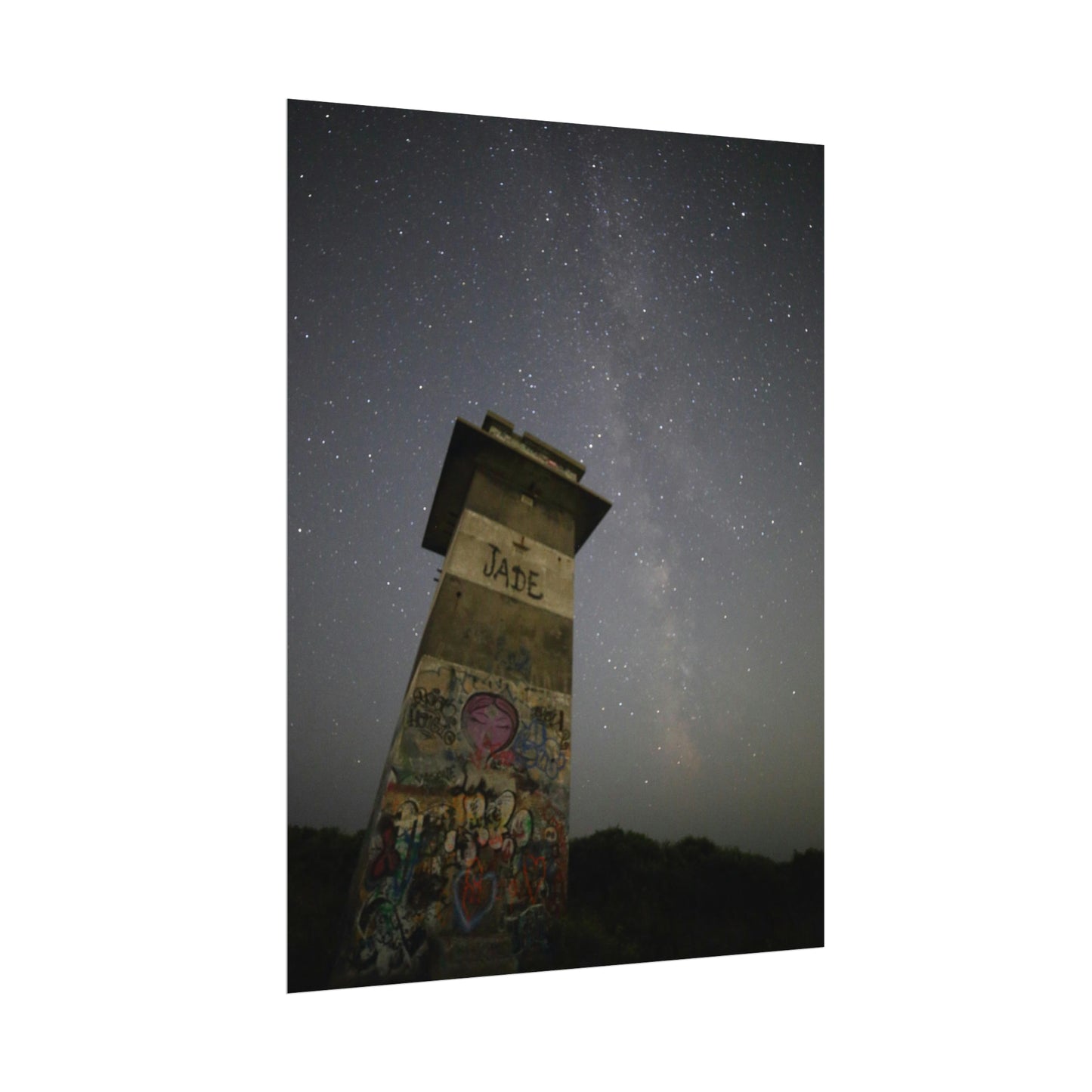 Gooseberry Island Milky Way Poster