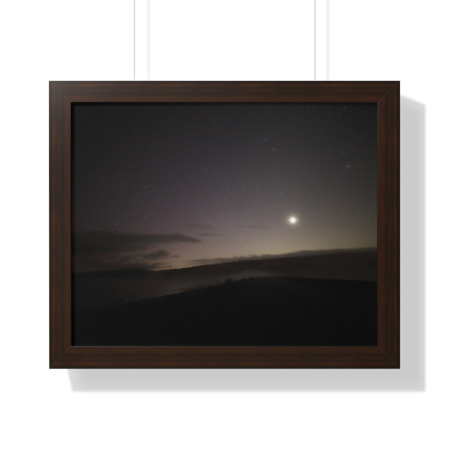 Aurora over Quabbin Framed Poster